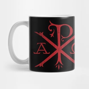 Chi Rho and Alpha Omega Mug